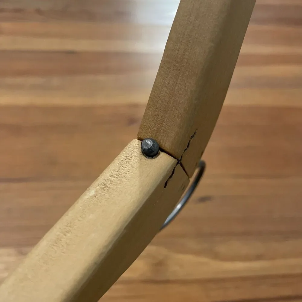 Vintage Wood Clothes Hanger Hotel Washington D.C. District of Columbia